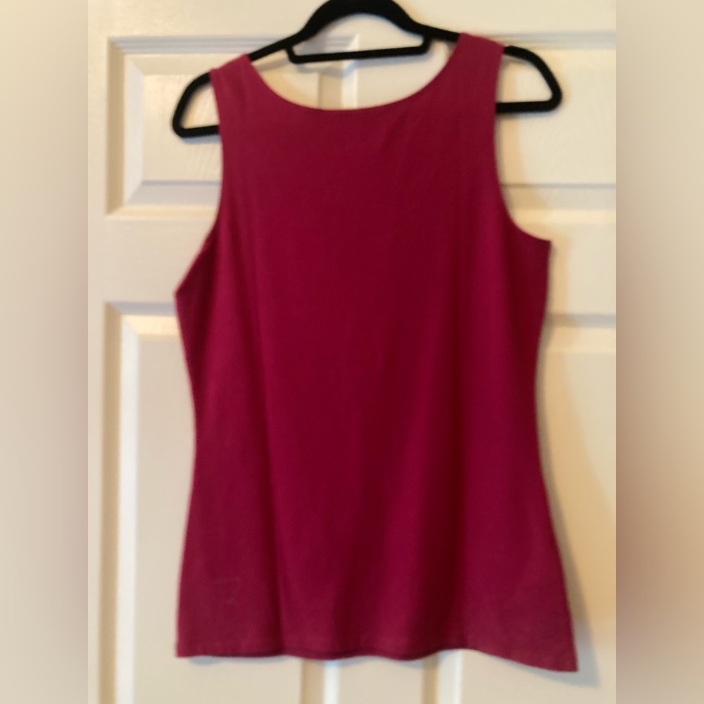 Eddie Bauer Tank, Raspberry, Size Medium Tall - Picture 2 of 6